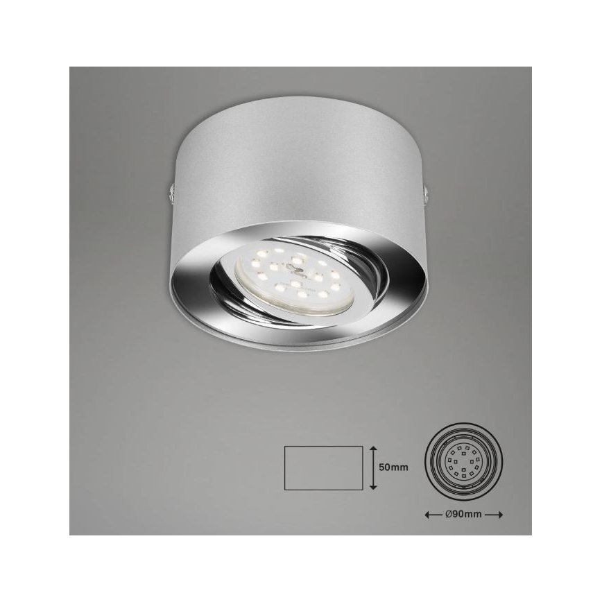 Briloner 7121-014 - LED Akcentinis šviestuvas TUBE 1xLED/5W/230V apvalus