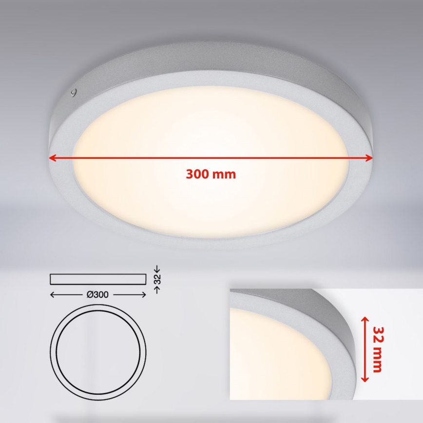 Briloner 7141-014 – LED Lubinis šviestuvas FIRE LED/21W/230V 3000K
