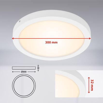 Briloner 7141-016 - LED Lubinis šviestuvas FIRE LED/21W/230V