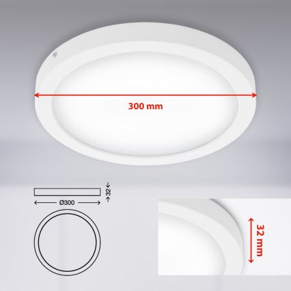 Briloner 7141-416 - LED lubinis šviestuvas FIRE LED/21W/230V