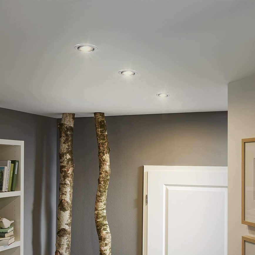 Briloner 7149-039-RINKINYS 3xLED Reguliuojamas vonios šviestuvas 1xGU10/5W/230V IP23