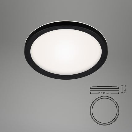 Briloner 7150-415 - LED Lubinis šviestuvas SLIM LED/12W/230V d. 19 cm