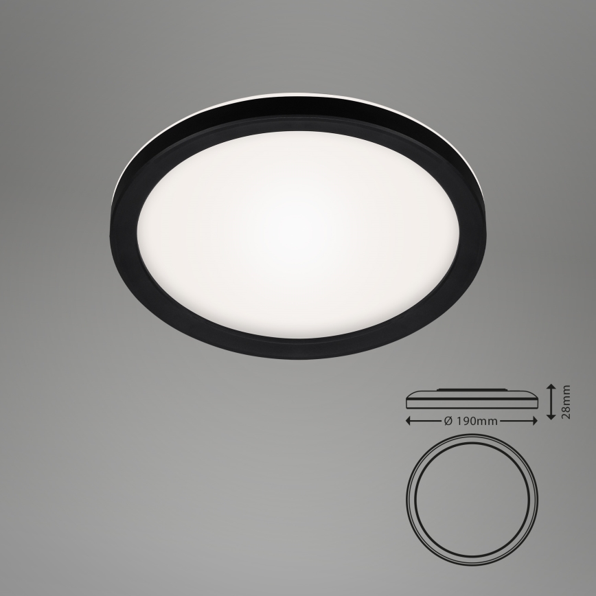 Briloner 7150-415 - LED Lubinis šviestuvas SLIM LED/12W/230V d. 19 cm