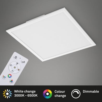 Briloner 7152-016 - LED RGB Reguliuojama ant pagrindo montuojama panelė COLOUR LED/24W/230V 3000-6500K + nuotolinio valdymo pultas