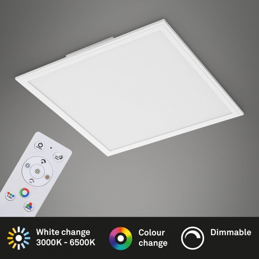 Briloner 7152-016 - LED RGB Reguliuojama ant pagrindo montuojama panelė COLOUR LED/24W/230V 3000-6500K + nuotolinio valdymo pultas