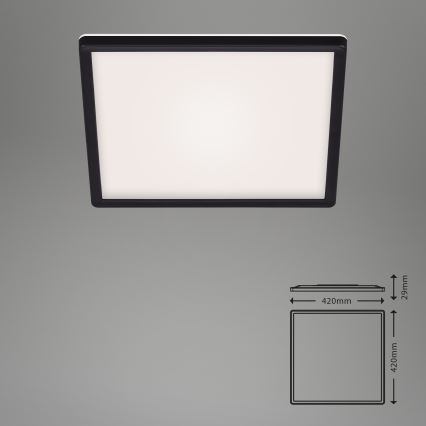 Briloner 7158-415 - LED Lubinis šviestuvas SLIM LED/22W/230V 42x42 cm