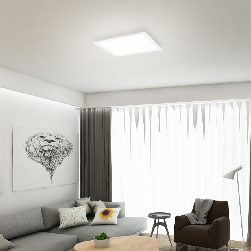 Briloner 7179-016 - LED reguliuojamas lubų šviestuvas PIATTO LED/24W/230V 3000-6500K + nuotolinio valdymo pultas
