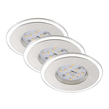 Briloner 7197-039-KOMPLEKTAS 3x LED Reguliuojamas vonios įleidžiamas šviestuvas LED/4,5W/230V IP44