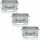 Briloner 7202-032 - KOMPLEKTAS 3x LED įleidžiamas lubinis vonios šviestuvas ATTACH 1xGU10/4W/230V