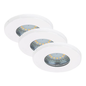 Briloner 7212-036 - PACK 3x LED Vonios šviestuvas ATTACH 3xGU10/5W/230V IP44