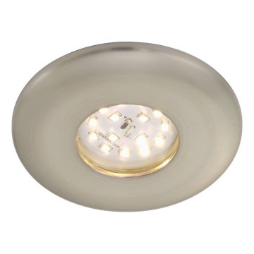 Briloner 7227-012 - LED įleidžiamas lubinis vonios šviestuvas LED/5W/230V IP65 matinis chromas