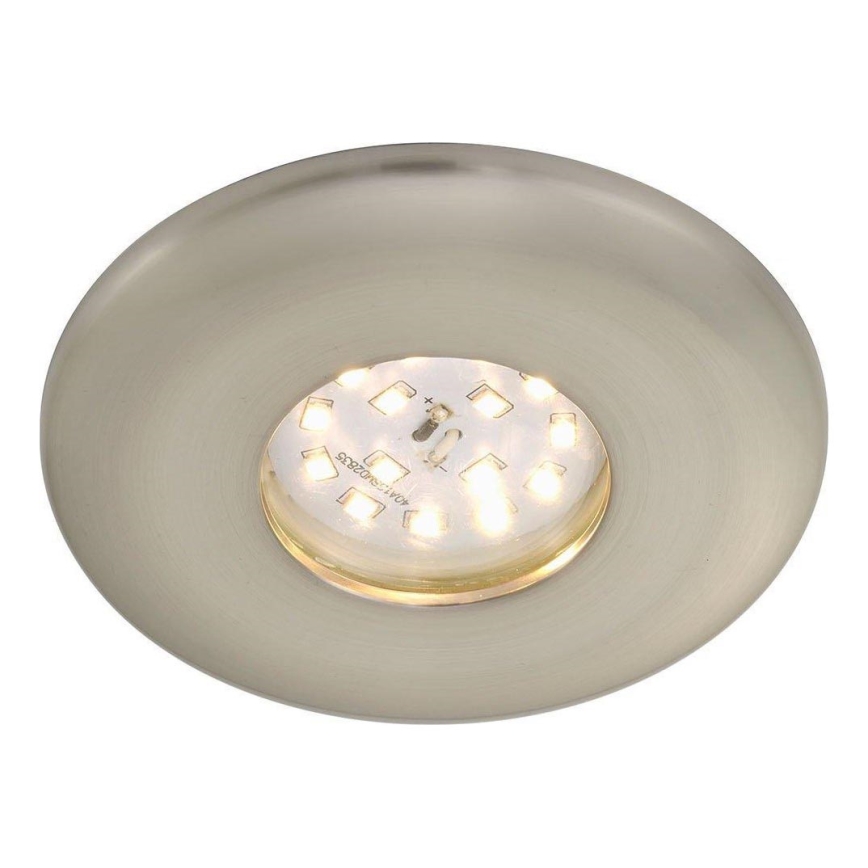 Briloner 7227-012 - LED įleidžiamas lubinis vonios šviestuvas LED/5W/230V IP65 matinis chromas