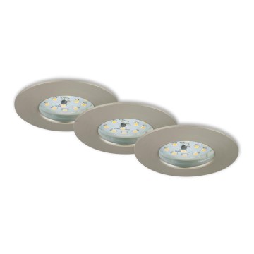 Briloner 7231-032 - KOMPLEKTAS 3x LED šviesos reguliavimas vonia įleidžiamas ATTACH šviestuvas LED/5,5W/230V IP44