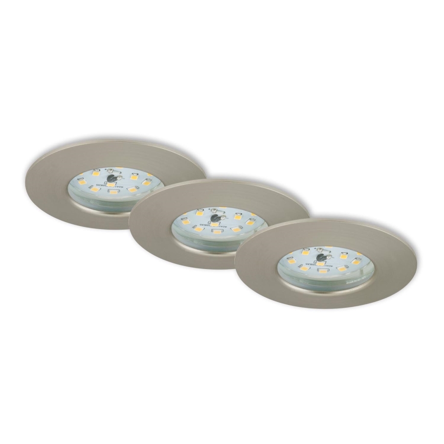Briloner 7231-032 - KOMPLEKTAS 3x LED šviesos reguliavimas vonia įleidžiamas ATTACH šviestuvas LED/5,5W/230V IP44