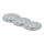 Briloner 7231-039 - Rinkinys 3x LED reguliuojami vonios įleidžiami šviestuvai LED/5,5W/230V IP44 matinis chromas