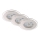 Briloner 7257-039 - KOMPLEKTAS 3x LED įleidžiamas lubinis vonios šviestuvas ATTACH LED/4,5W/230V IP44