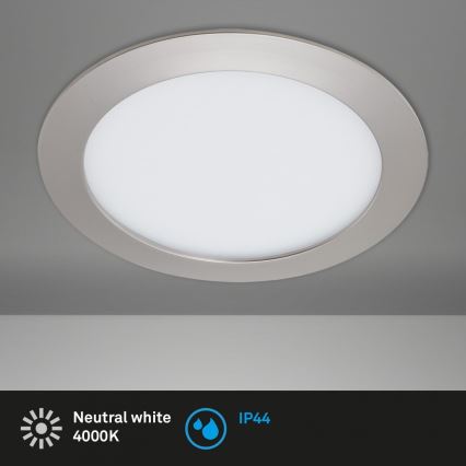 Briloner 7286-012 - LED įleidžiamas lubinis vonios šviestuvas LED/12W/230V IP44