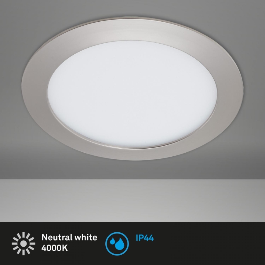 Briloner 7286-012 - LED įleidžiamas lubinis vonios šviestuvas LED/12W/230V IP44