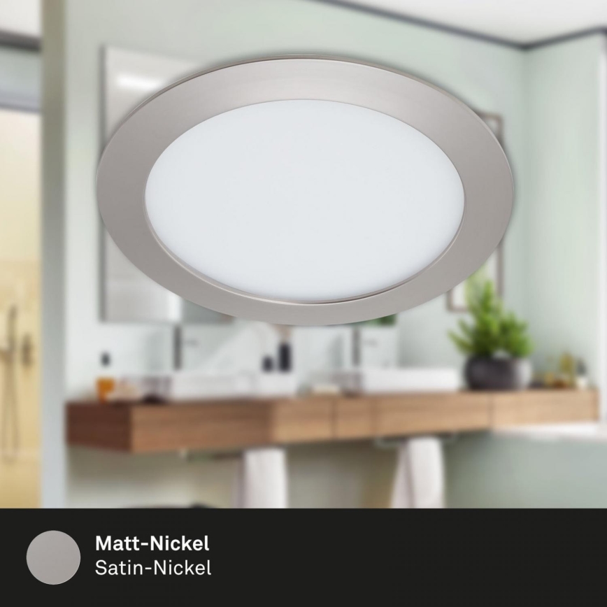 Briloner 7286-012 - LED įleidžiamas lubinis vonios šviestuvas LED/12W/230V IP44