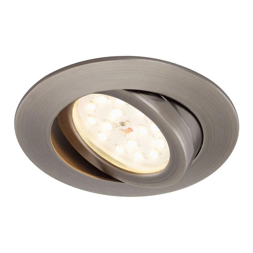 Briloner 7296-011 - LED Reguliuojamas vonios įleidžiamas šviestuvas ATTACH LED/6,5W/230V IP23 antracitas
