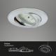 Briloner 7296-019 - LED Reguliuojamas vonios įleidžiamas šviestuvas LED/6,5W/230V IP23