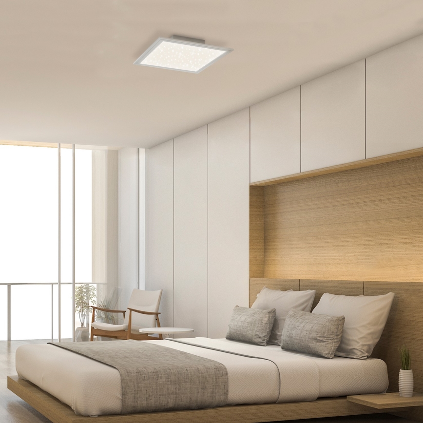 Briloner 7302-016 - LED Pritemdomas lubinis šviestuvas STARRY SKY LED/23W/230V 3000-6000K + nuotolinio valdymo pultas