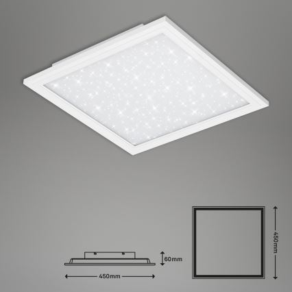 Briloner 7302-016 - LED Pritemdomas lubinis šviestuvas STARRY SKY LED/23W/230V 3000-6000K + nuotolinio valdymo pultas