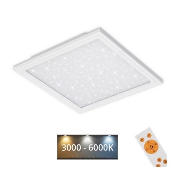 Briloner 7303-016 - LED Pritemdomas lubinis šviestuvas STARRY SKY LED/36W/230V 3000-6000K + nuotolinio valdymo pultas