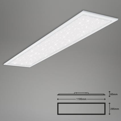 Briloner 7304-016 - LED Pritemdomas lubinis šviestuvas STARRY SKY LED/36W/230V 3000-6000K + nuotolinio valdymo pultas