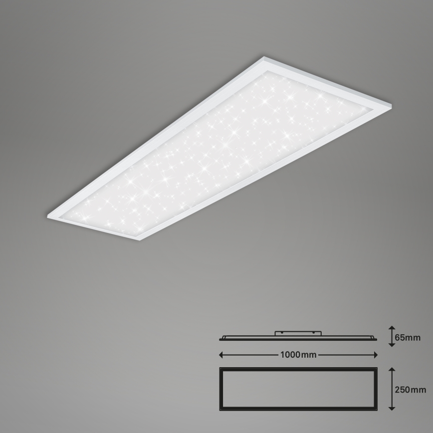 Briloner 7308-016 - LED Pritemdomas lubinis šviestuvas STARRY SKY LED/24W/230V 3000-6000K + nuotolinio valdymo pultas