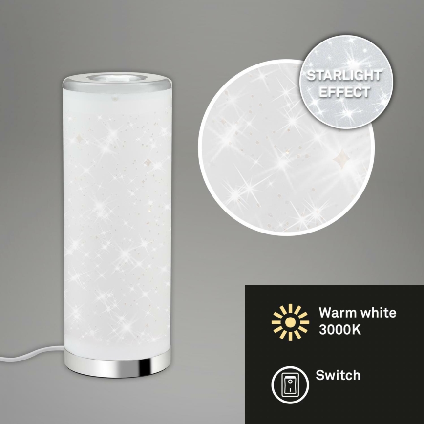 Briloner 7332-018 - LED stalinis šviestuvas STARRY SKY 1xGU10/5W/230V balta