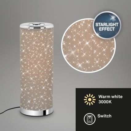 Briloner 7334-011 - LED stalinis šviestuvas STARRY SKY 1xGU10/5W/230V ruda