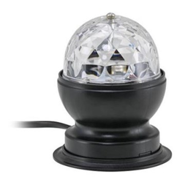 Briloner 7357-015 - LED table disco ball DISCO LIGHT 1xE27/3W/230V