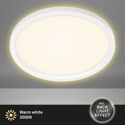 Briloner 7363-016 - LED Lubinis šviestuvas CADRE LED/22W/230V d. 42,5 cm baltas