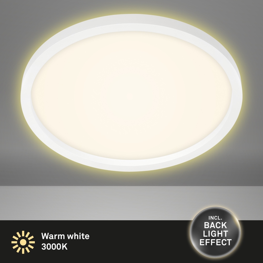 Briloner 7363-016 - LED Lubinis šviestuvas CADRE LED/22W/230V d. 42,5 cm baltas