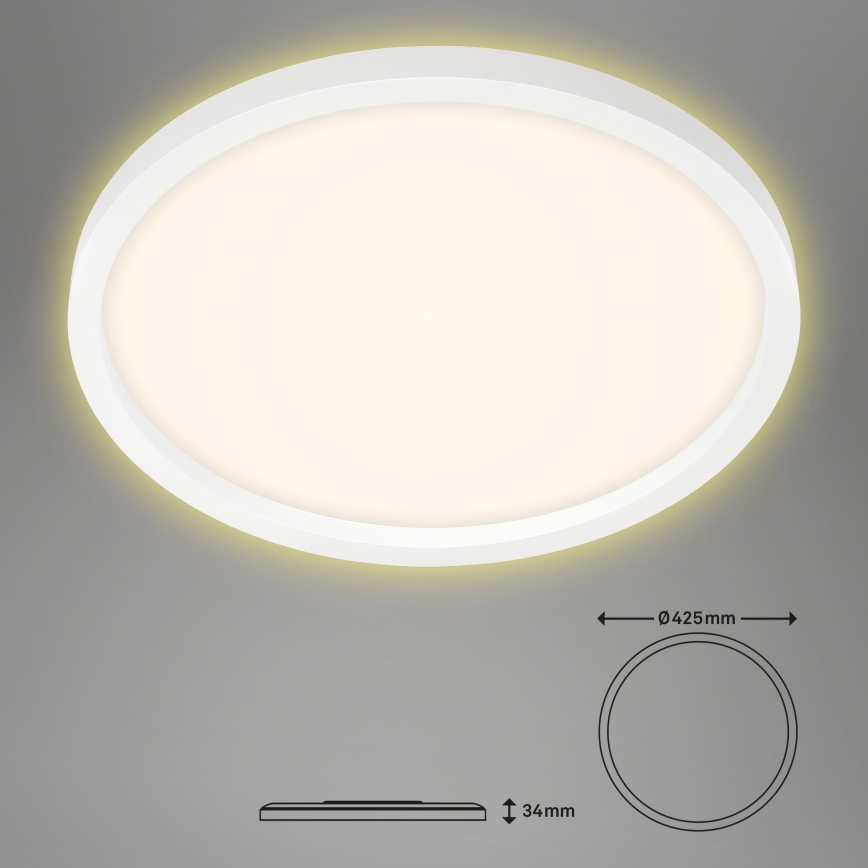 Briloner 7363-016 - LED Lubinis šviestuvas CADRE LED/22W/230V d. 42,5 cm baltas