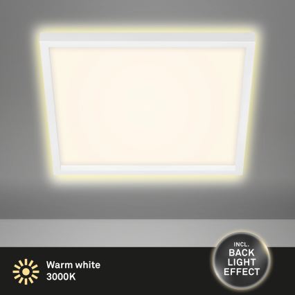 Briloner 7364-016 - LED Lubinis šviestuvas CADRE LED/22W/230V 42,2x42,2 cm baltas