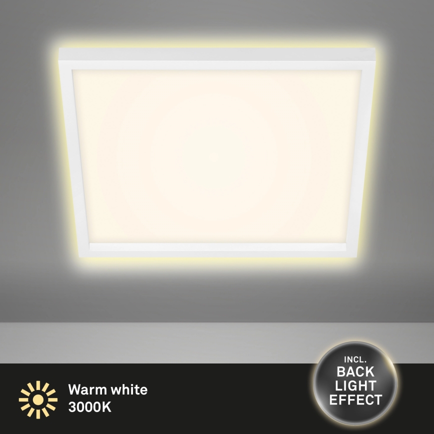 Briloner 7364-016 - LED Lubinis šviestuvas CADRE LED/22W/230V 42,2x42,2 cm baltas