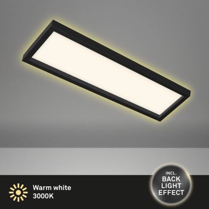 Briloner 7365-015 - LED Lubinis šviestuvas CADRE LED/22W/230V 58,2x20,2 cm juodas