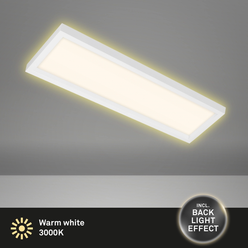 Briloner 7365-016 - LED Lubinis šviestuvas CADRE LED/22W/230V 58,2x20,2 cm baltas