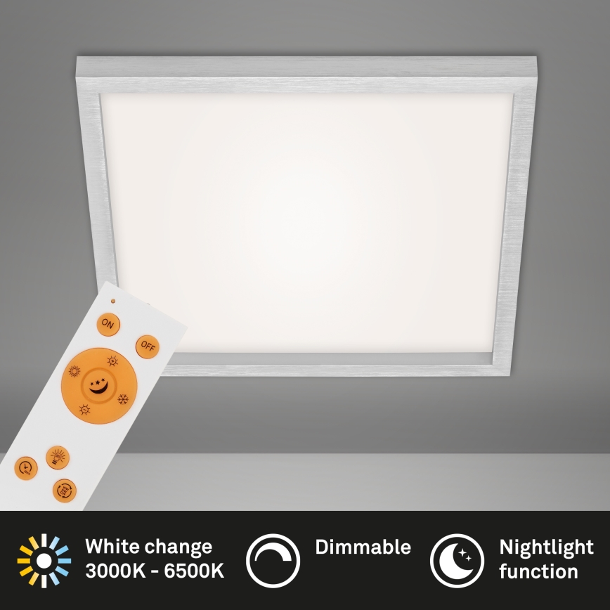 Briloner 7371-014 - LED reguliuojamas lubų šviestuvas LED/24W/230V 3000-6500K + nuotolinio valdymo pultas