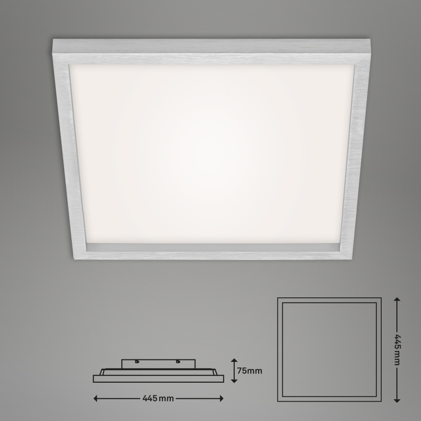 Briloner 7371-014 - LED reguliuojamas lubų šviestuvas LED/24W/230V 3000-6500K + nuotolinio valdymo pultas