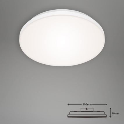 Briloner 7377-016 - LED Pritemdomas lubinis šviestuvas LED/12W/230V 3000-6500K + nuotolinio valdymo pultas
