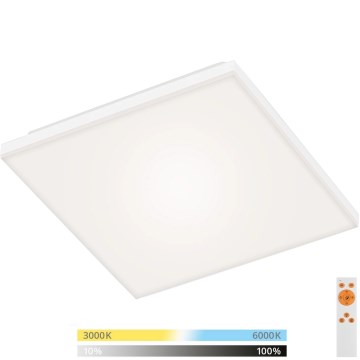 Briloner 7378-016 - LED pritemdoma panelė LED/12W/230V 3000/4000/6500K + nuotolinio valdymo pultas