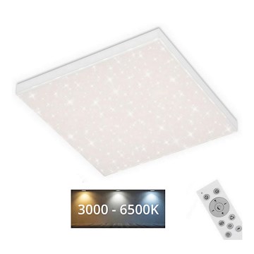 Briloner 7381-116 - LED Pritemdomas lubinis šviestuvas STARRY SKY LED/24W/230V 3000-6500K + nuotolinio valdymo pultas