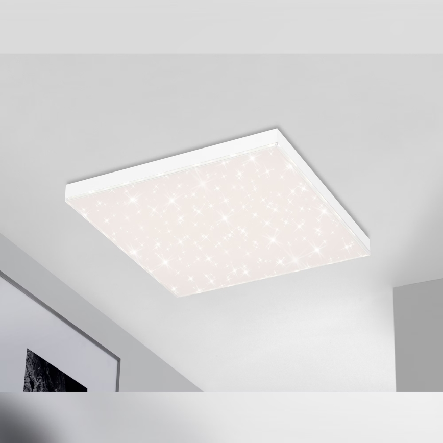 Briloner 7381-116 - LED Pritemdomas lubinis šviestuvas STARRY SKY LED/24W/230V 3000-6500K + nuotolinio valdymo pultas