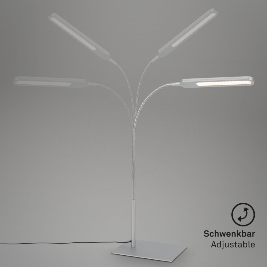 Briloner 7389-014 - LED Pritemdoma lanksti stalinė lempa SERVO LED/8W/230V 3000/4000/6500K