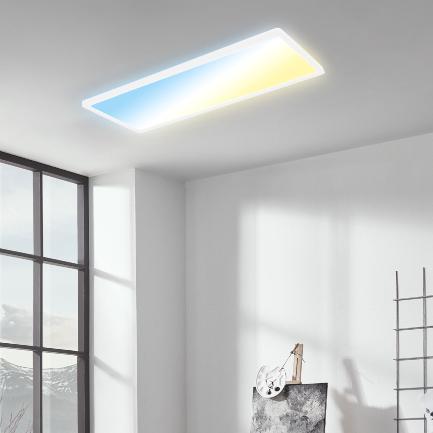 Briloner 7403-016 - LED reguliuojamas lubų šviestuvas SLIM LED/23W/230V 2700-6500K + nuotolinis valdymas