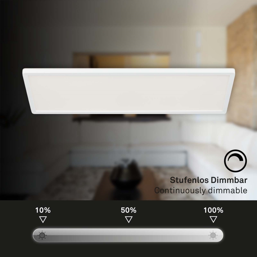 Briloner 7403-016 - LED reguliuojamas lubų šviestuvas SLIM LED/23W/230V 2700-6500K + nuotolinis valdymas