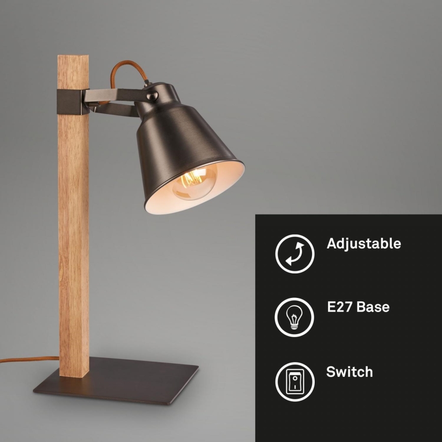Briloner 7406-014 - Stalinis šviestuvas TALE 1xE27/25W/230V ruda